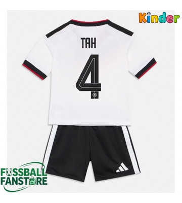 Deutschland Jonathan Tah #4 Replik Heimtrikot Kinder WM 2026 Kurzarm (+ Kurze Hosen)